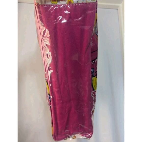 Barbie Tote Bag by Animations Beach Bag Superstar Era Graphics Retro Hot Pink - Picture 3 of 8